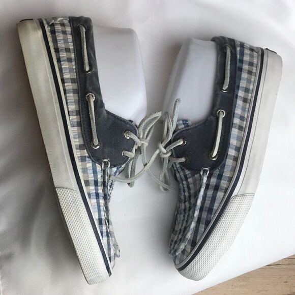 SPERRY PLAID WOMEN’S TOP SIDER. NEW - Picture 4 of 8